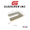 Glazelock 3/8" 4"L x 3"W 7/8" Slot, Square Horseshoe Plastic Flat Shims  White 250pc/box GLZ26 - alternate 5